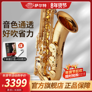 台湾萨尔特次中音萨克斯乐器降b调初学者专业款 6100官方旗舰店