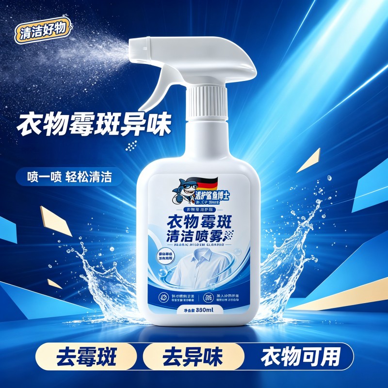 清护鲨鱼博士衣物霉斑清