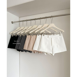 女秋冬小个子独特超好看裤 口碑版 显瘦气质休闲裤 短裤 子 型小a字版