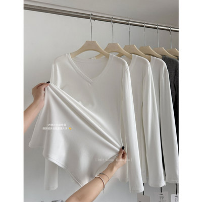 【赠运费险】加长遮屁股薄绒T恤