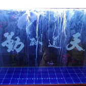 超白鱼缸玻璃水垢泛白水渍反碱白斑雾状痕迹抛光增亮翻新