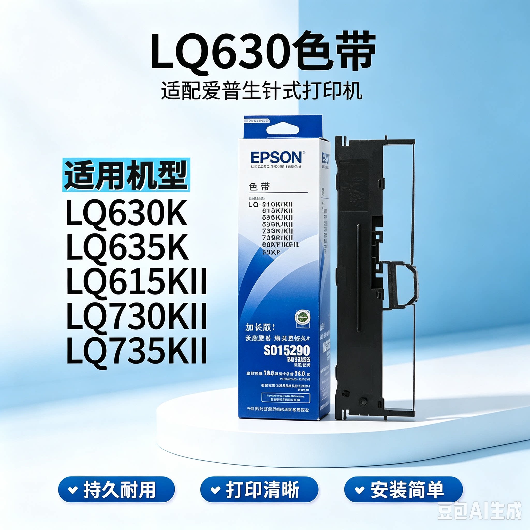 爱普生EPSON针式打印机色带适用LQ630KII/735KII 635kII 730KII