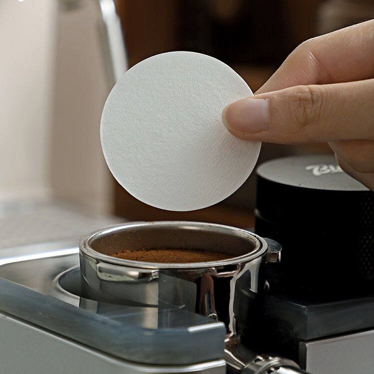 Bincoo意式咖啡机手柄圆形粉碗专用滤纸摩卡壶58mm通用100片过滤