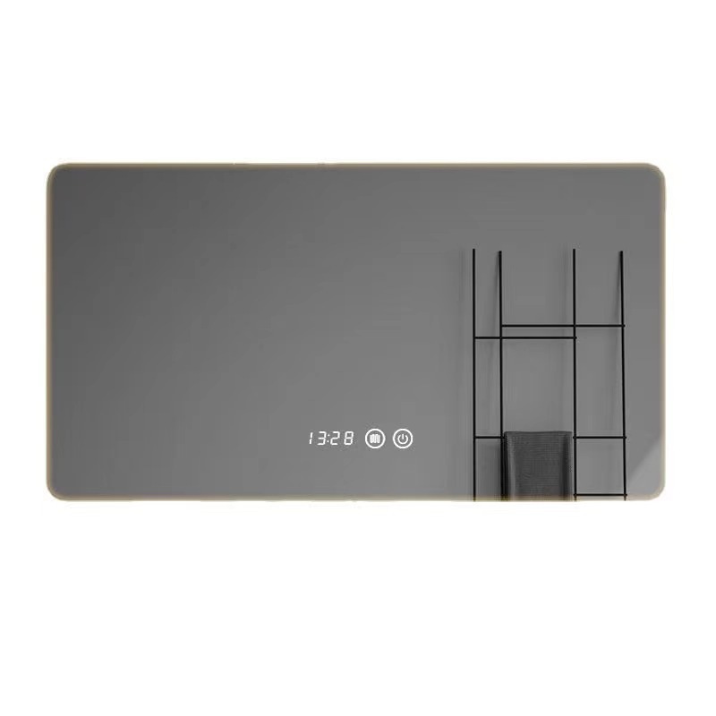 无框浴室镜壁挂卫生间智能镜贴墙卫浴镜子洗手间洗手台化妆镜自粘