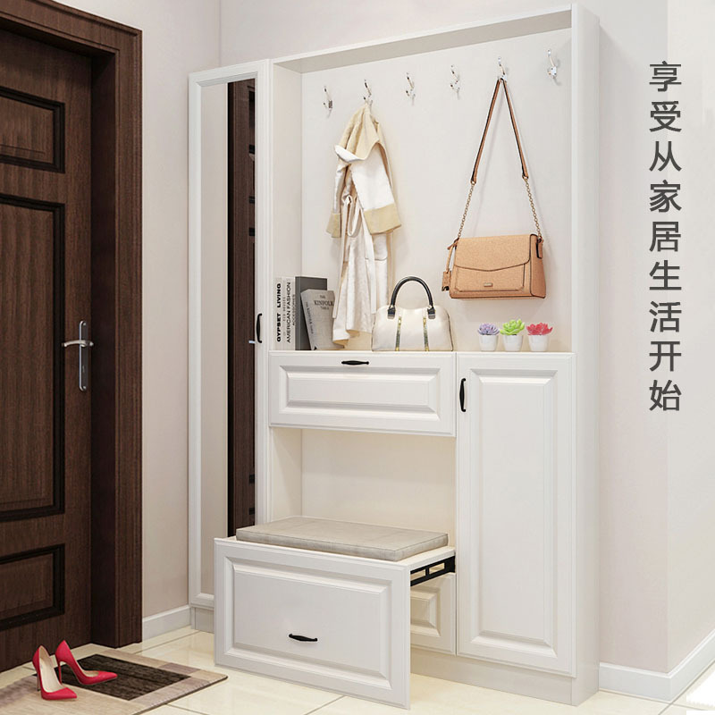 ?折叠换鞋凳壁挂式连接件自动回弹缓冲冷轧钢玄关鞋柜隐藏五金配