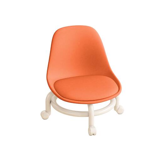 万向轮小凳子软座滑轮矮凳带娃儿童椅子靠背圆凳家用板凳塑料移动