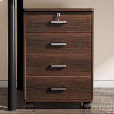 文件柜办公室桌下收纳柜带锁柜子储物柜置物柜办公抽屉柜移动矮柜