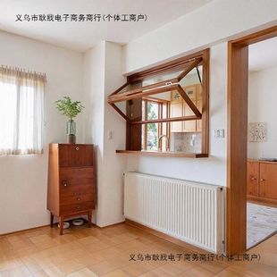 2025实木网红折叠窗上下开放式上悬上翻上推玻璃窗木制简约复古窗