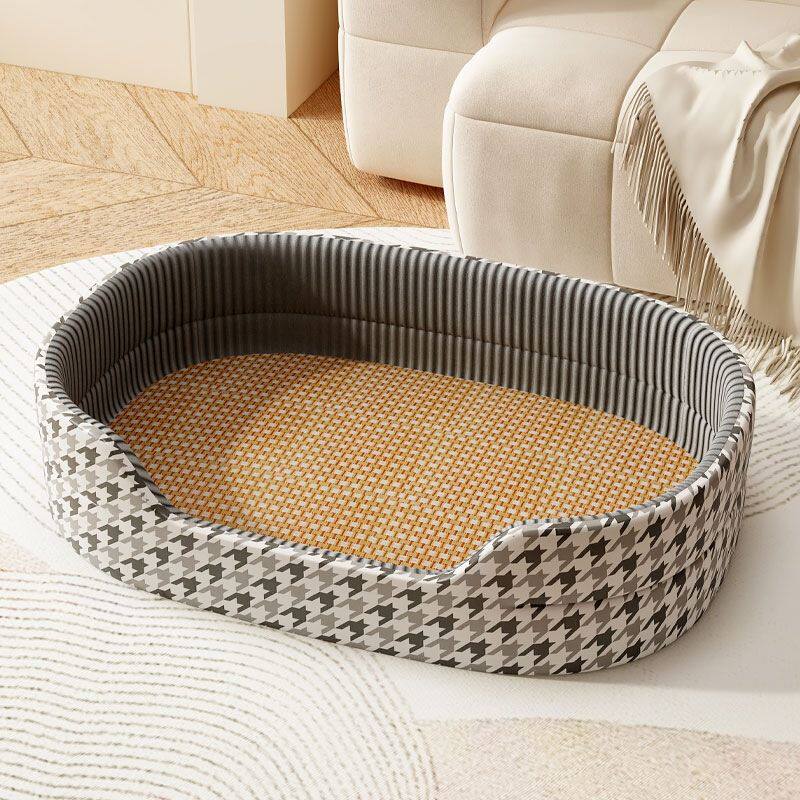 狗狗凉席防撕咬狗窝四季通用夏季猫窝小中大型犬宠物垫子感