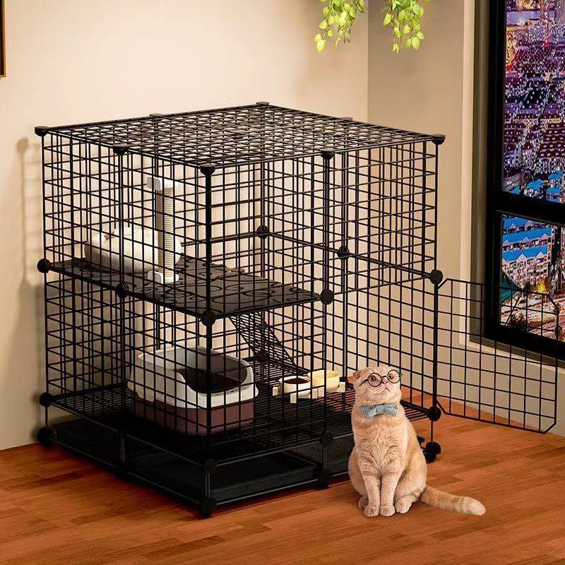猫笼子家用室内猫窝猫别墅超大自由空间折叠宠物猫咪猫屋特大猫舍,宠物/宠物食品及用品,猫笼子/猫别墅,淘宝优惠券,粉丝福利购,淘宝优惠卷