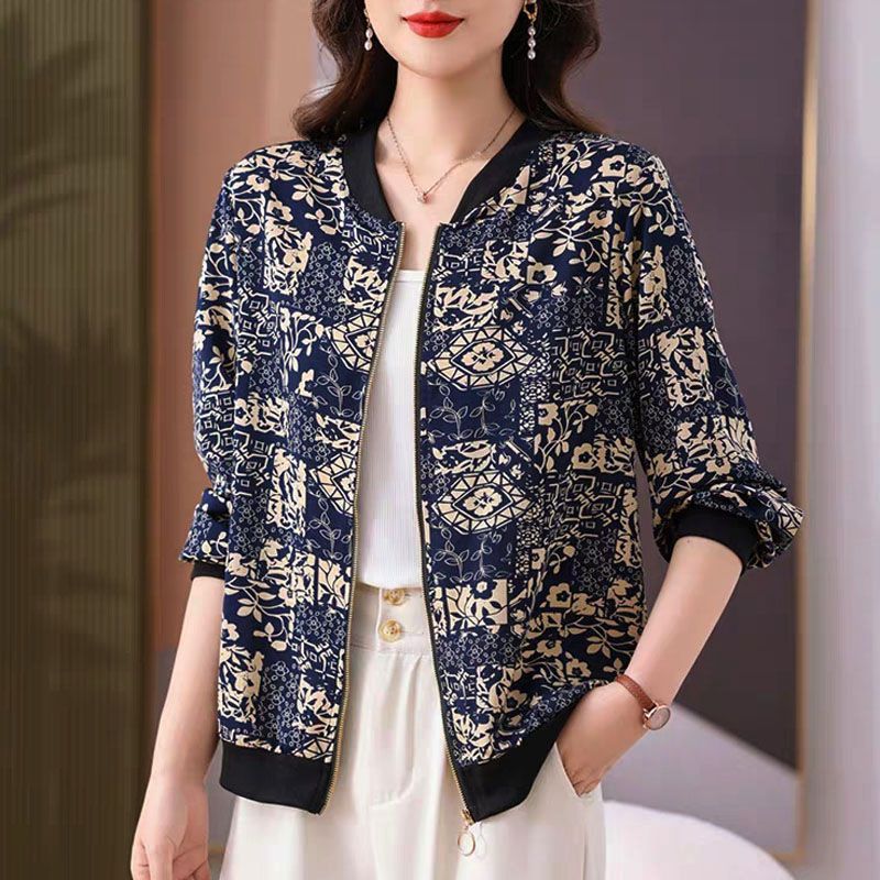 洋气减龄中年女士妈妈装春夏季薄中老年女装