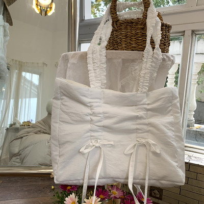 SewingDiary原创手工缝纫棉花糖蝴蝶结包配件