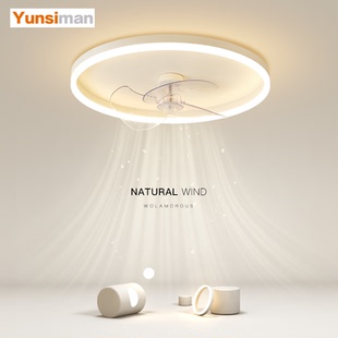 韵丝蔓风扇灯创意led吸顶灯简约卧室客厅灯餐厅房间2025新款 灯具