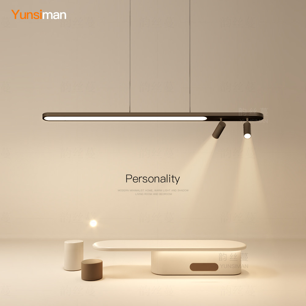 极简客厅吧台吊灯2025年新款岛台餐厅灯创意艺术一字长条茶室灯具,家装灯饰光源,客厅吊灯,淘宝优惠券,粉丝福利购,淘宝优惠卷