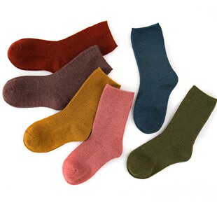 Kids Wool Socks Children Boys Girls Spring Autumn Soft Warm