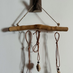 小岛之森手工木棍漂流木挂钩收纳森系森木日系