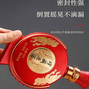 定制一斤装白酒瓶空酒瓶玻璃瓶高档白瓷原浆散装酒瓶全套包装定制