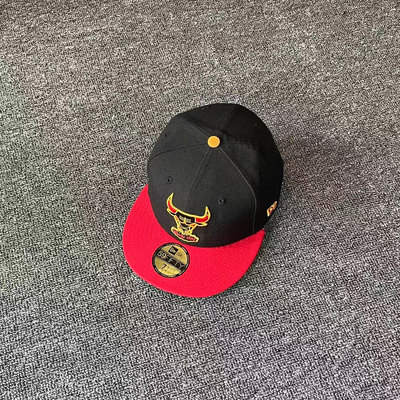 New EEra 芝加哥公牛队Chicago bulls 59FIFTY  平檐 棒球帽