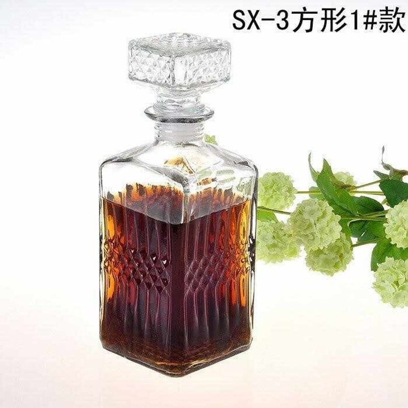 包邮高档1000ml密封玻璃红酒瓶葡萄酒瓶空瓶子 白酒瓶自酿果酒瓶