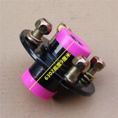 燃油电动三轮车前轮互换器轮毂302轴承珠峰大江四5孔钢圈轴套6304