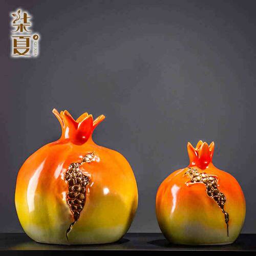 创意花瓶摆件客厅玄关插花复古新中式高档电视柜茶几装饰品