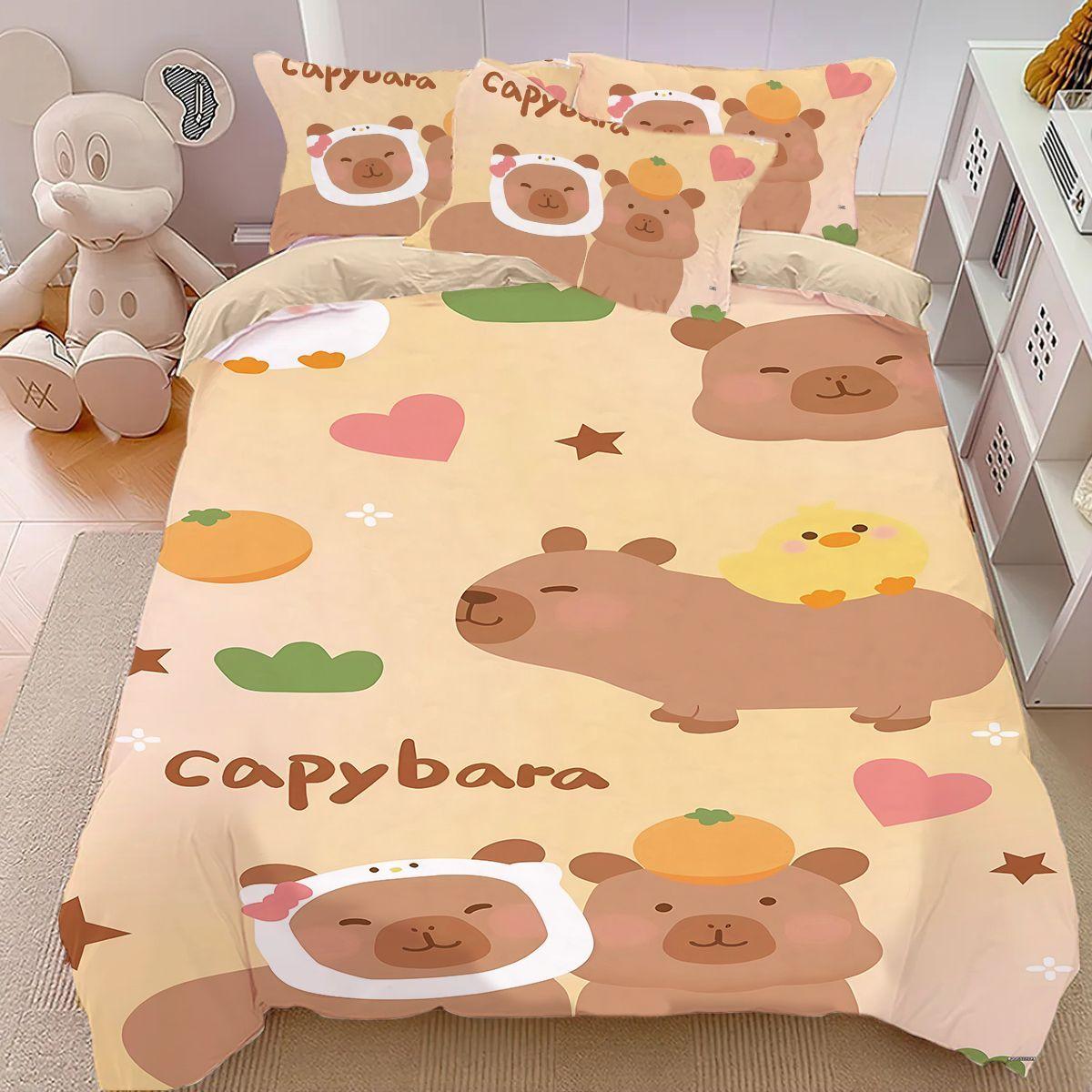 2024Capybara全棉四件套