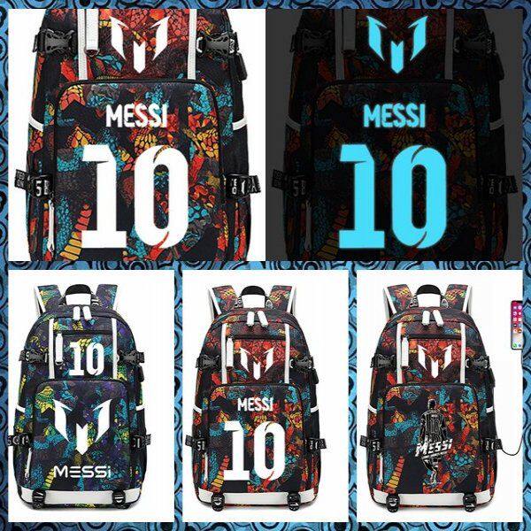 2024梅西周边 阿根廷巴萨队男生大容量小学初中高中生书包双肩包1