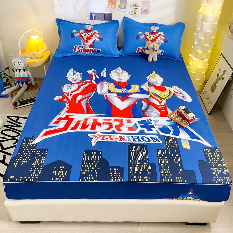 奥特曼防滑床笠单件儿童