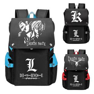 2024死亡笔记书包 动漫周边双肩背包 夜神月 L 死神 休闲旅行包电