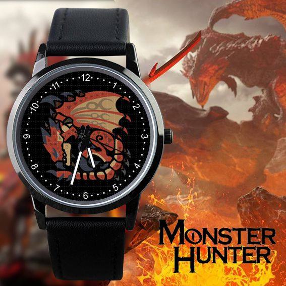 2024怪物猎人世界周边Monster Hunter同款防水手表任天堂学生表定