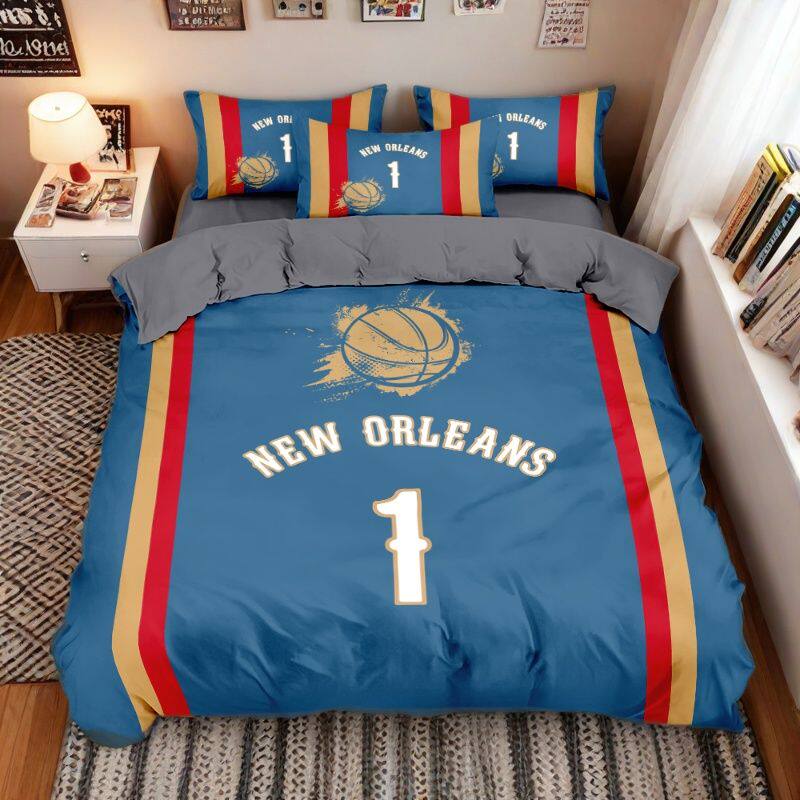 NBA篮球床上四件套卡通单