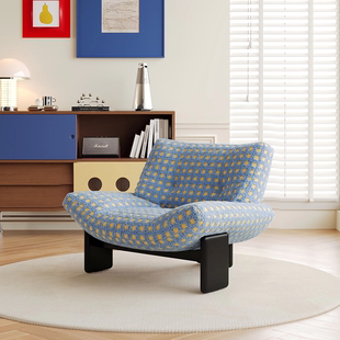 畔所/现代埃米简约设计师单人沙发椅高级休闲客厅书房卧室靠背椅