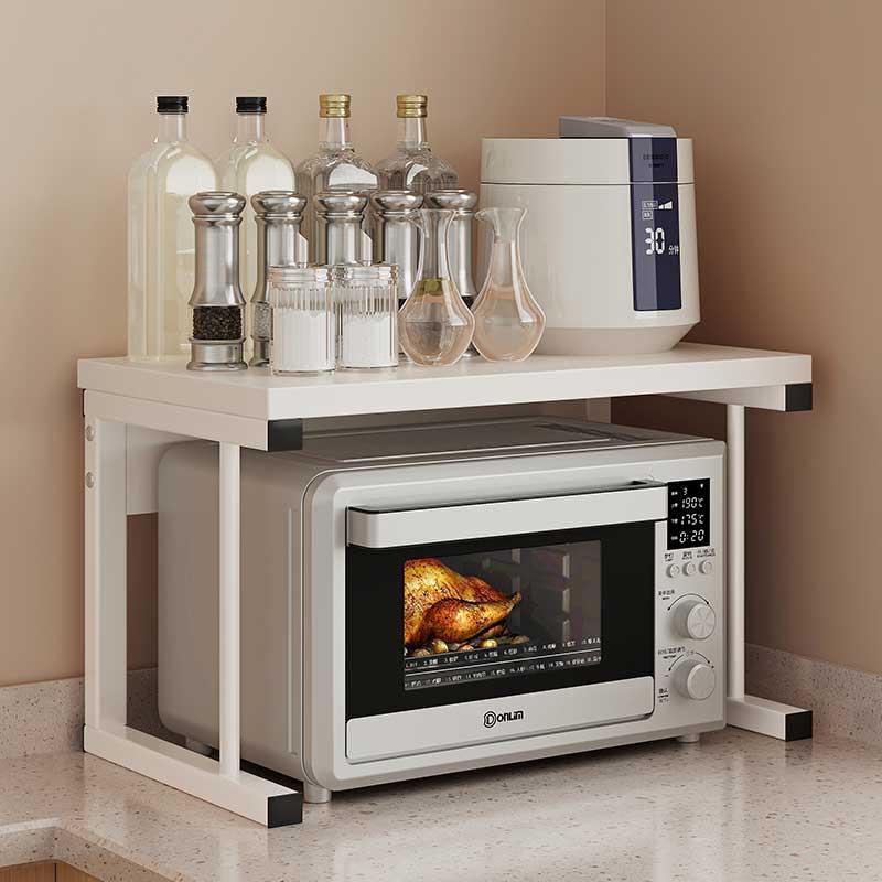 厨房微波炉架子置物架家用台面多功能烤箱支架双层空气炸锅收纳架,厨房/烹饪用具,微波炉置物架,淘宝优惠券,粉丝福利购,淘宝优惠卷
