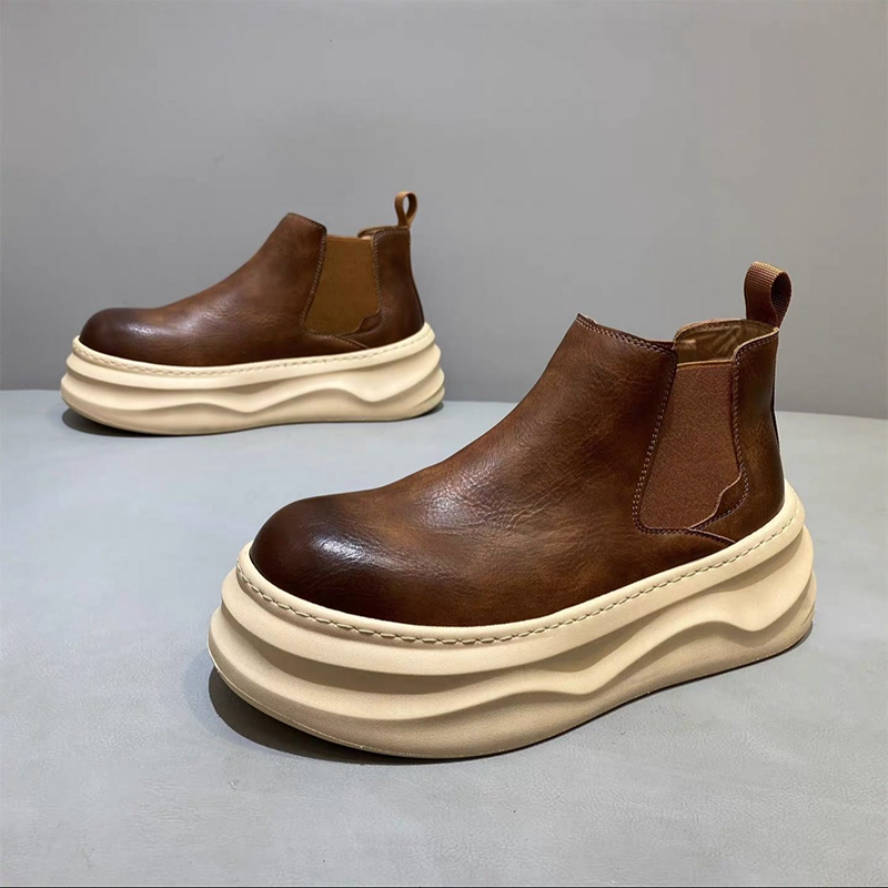复古切尔西烟筒短靴男士2026新款单棉同款厚底马丁靴快手同款,户外/登山/野营/旅行用品,户外休闲鞋,淘宝优惠券,粉丝福利购,淘宝优惠卷