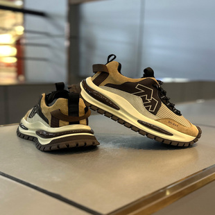 潮男鞋秋冬爆款重磅厚度拼色运动鞋百搭时尚舒适加绒保暖休闲鞋