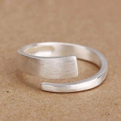 Fashion 925 Sterling Silver Large Rings For Women Girls