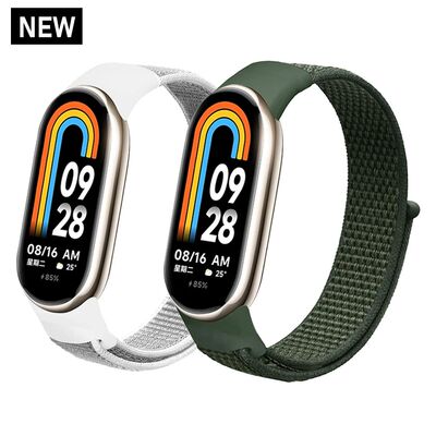 Nylon Loop for xiaomi Mi Band 8 Strap SmartWatch Wristband