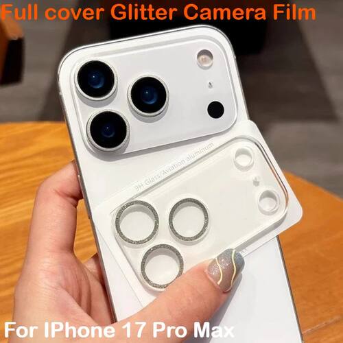Phone Glitter Camera Lens Protector for IPhone 17 Pro Max