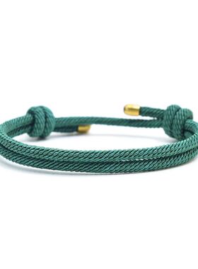 2024 Minimalist Milan Rope Bracelets Men Women Handmade