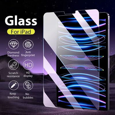 Tempered Glass For iPad 10th 9th Generation A16 Pro 12.9 11