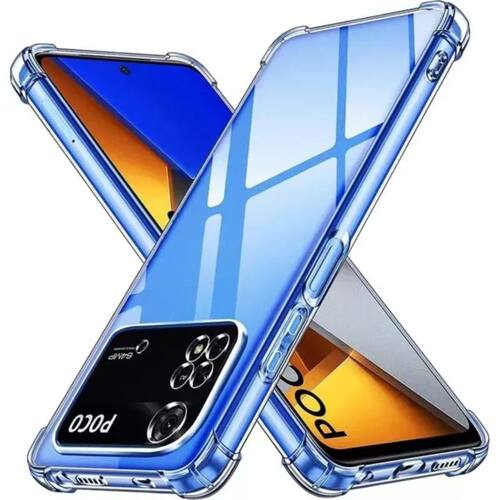 1.5MM Thick Air-Bag Silicone Clear Case For Xiaomi Poco M4