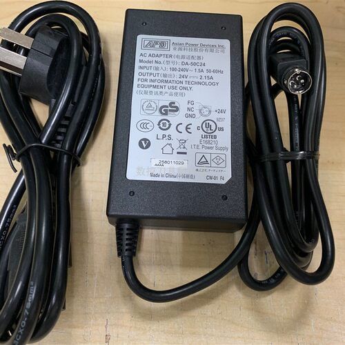 适用ADP亚源适用打印机电源适配器24V2.15A 2.5A 2A 三针接口DA-5