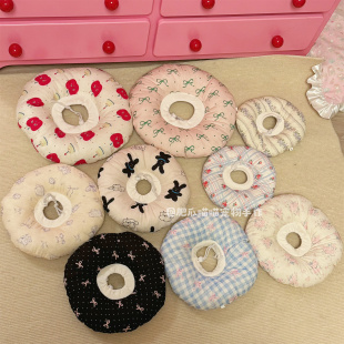 伊丽莎白充棉猫咪绝育防舔保护伤口矮脚可调节狗狗宠物不影响吃饭