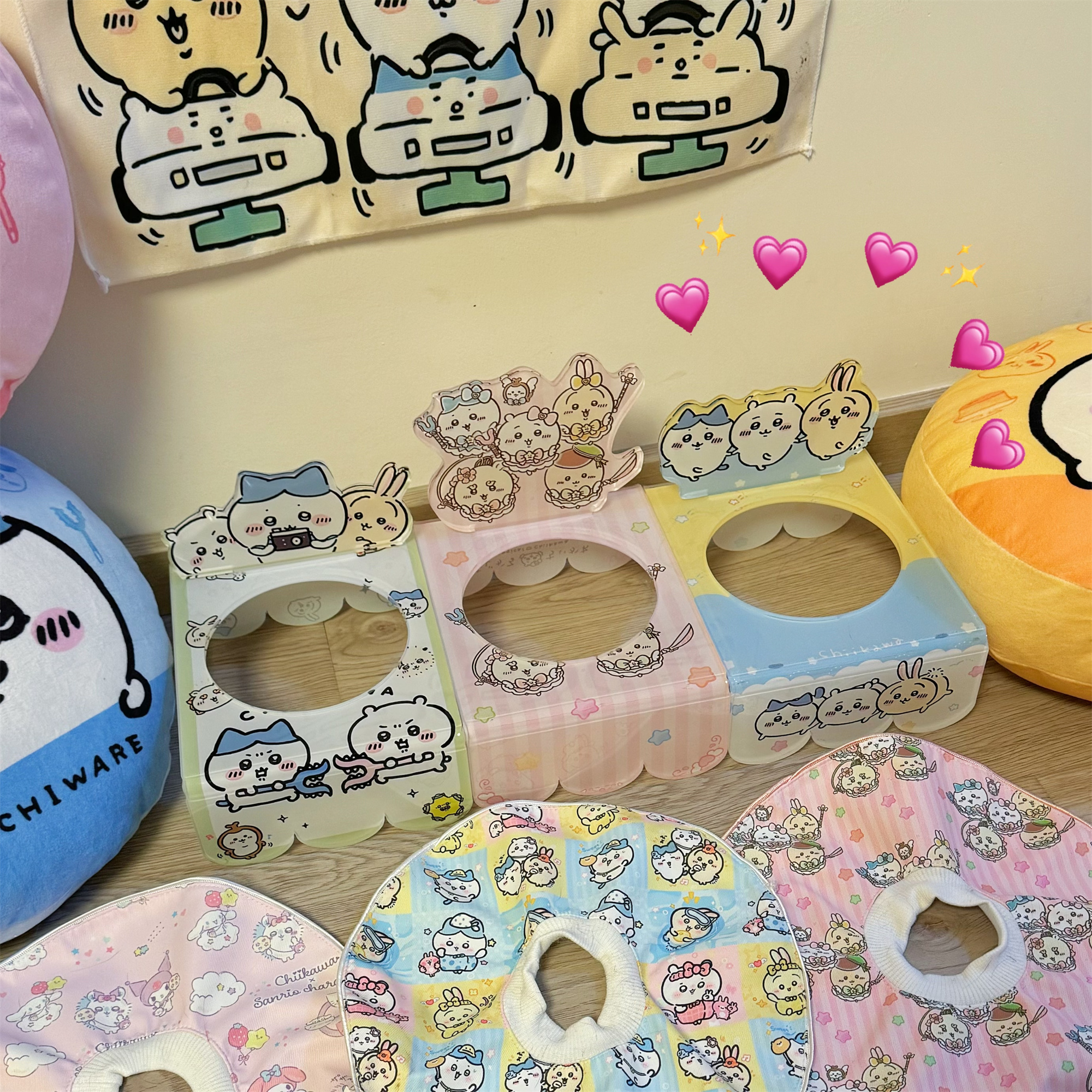 猫咪防舔长毛小八宠物狗狗口水巾