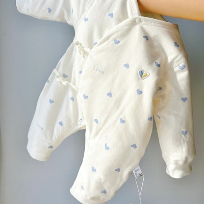 婴儿秋冬吸汗透气加厚棉袄