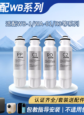 适用德克西WB-1/WB-2/WA-1/R3净水器滤芯全套装即热式饮水机过滤