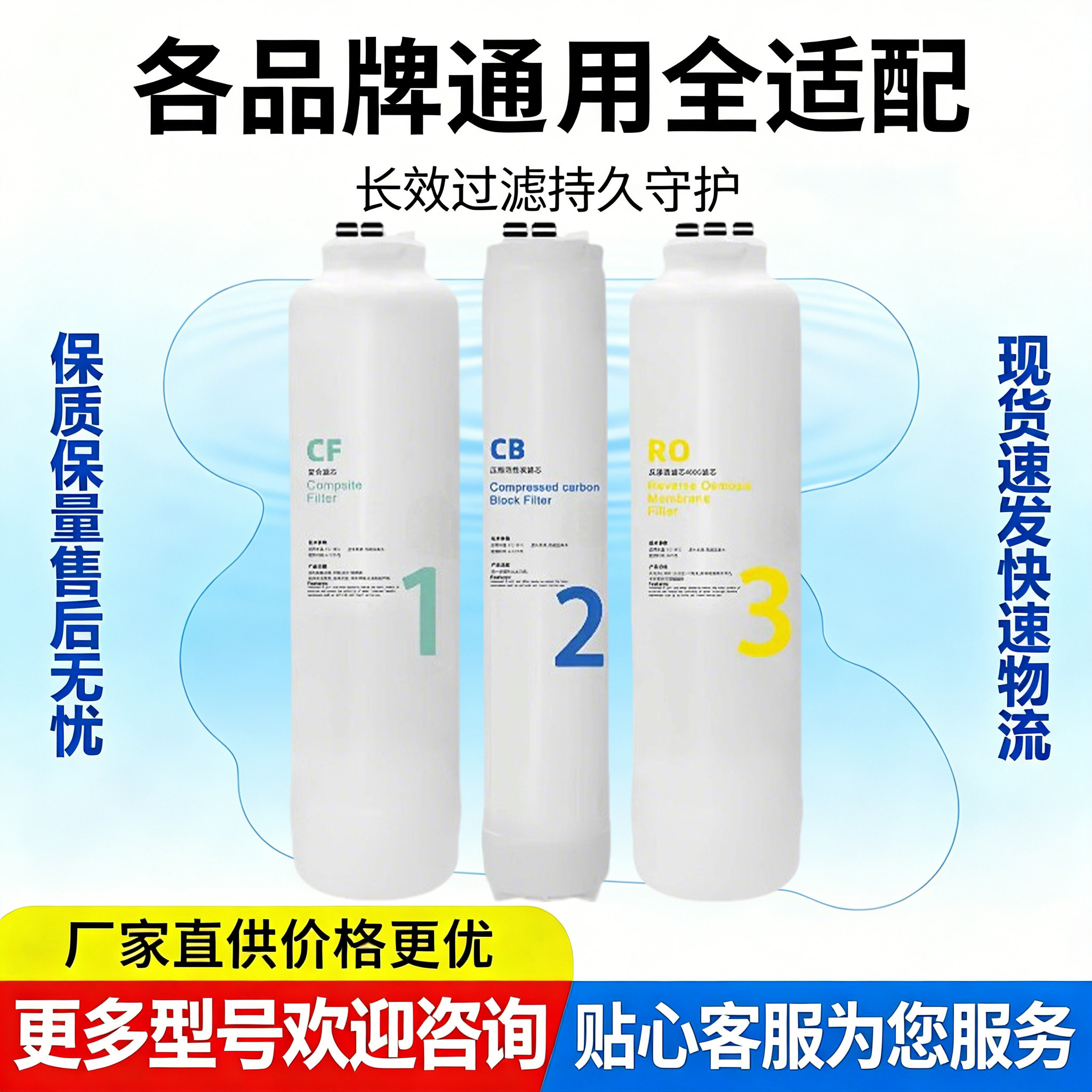 适配飞利浦AUT2002阿波罗AP400净水器滤芯AUT700/AUT701/CF/CB全