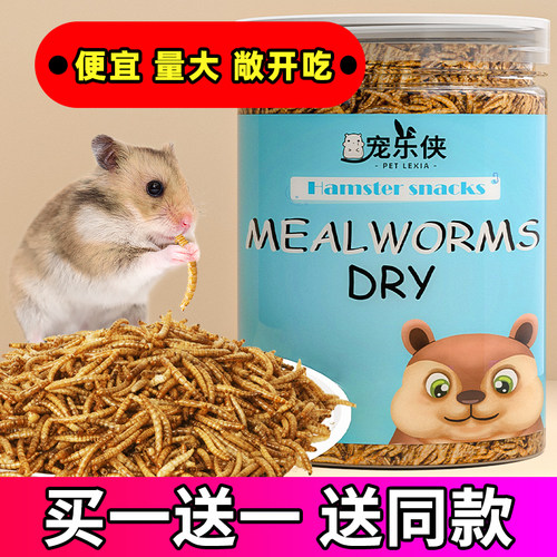 亏本酬宾！宠乐侠仓鼠零食面包虫