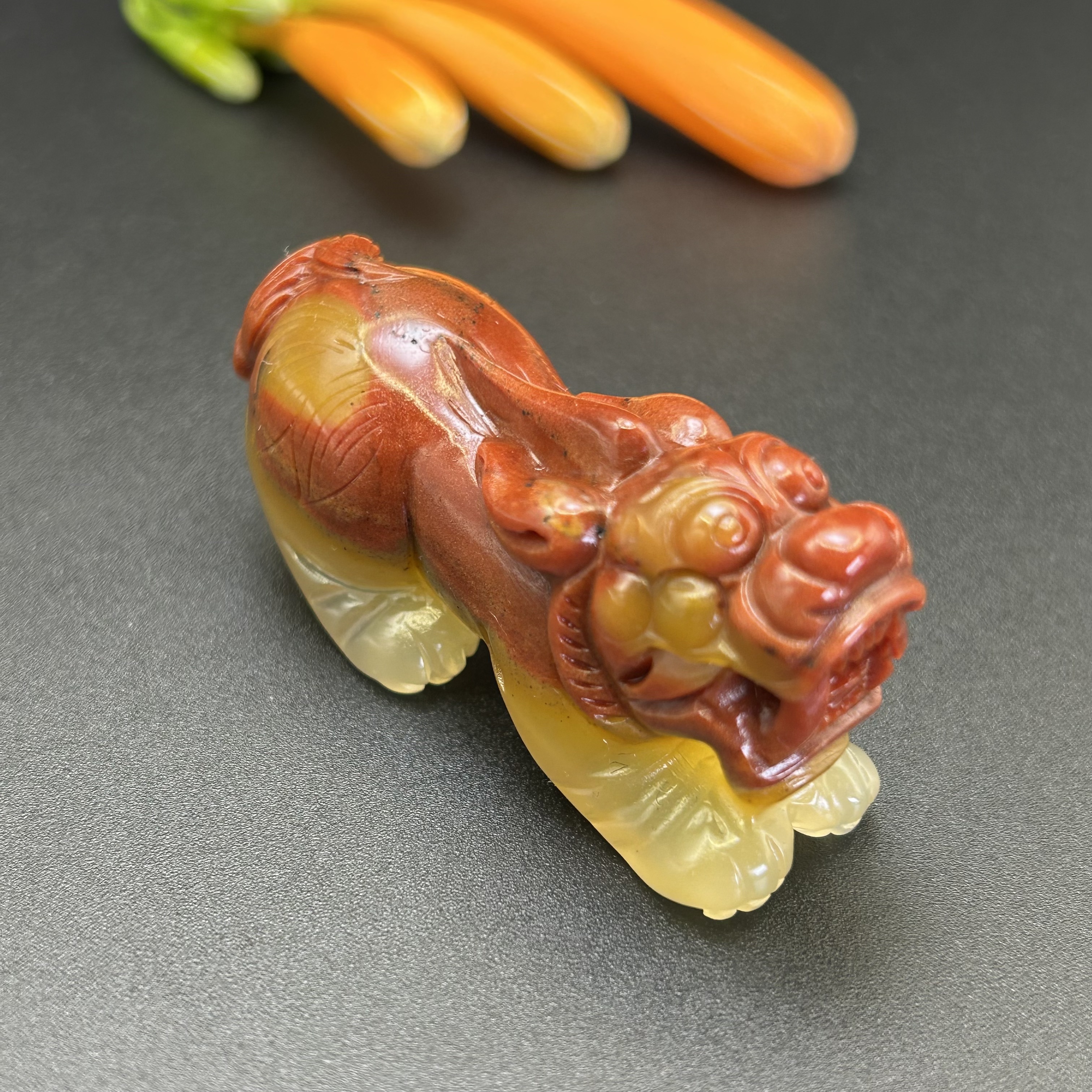 黄龙玉貔貅吊坠招财聚财高端挂件