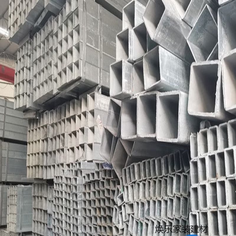 方管钢材国标镀锌方管4x6黑方通6米热轧铁方管厚壁矩形方管定制黑_虎窝淘